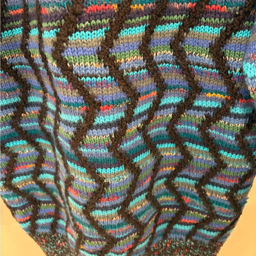 Vintage Lee Andersen Roymar Knit Alpaca Coogi Style Sweater Size Large - Picture 15 of 15